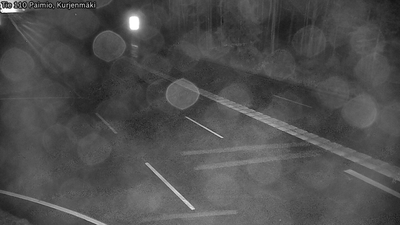 Weather Camera Image Road 110 Paimio, Kurjenmäki, Paimio, Varsinais-Suomi