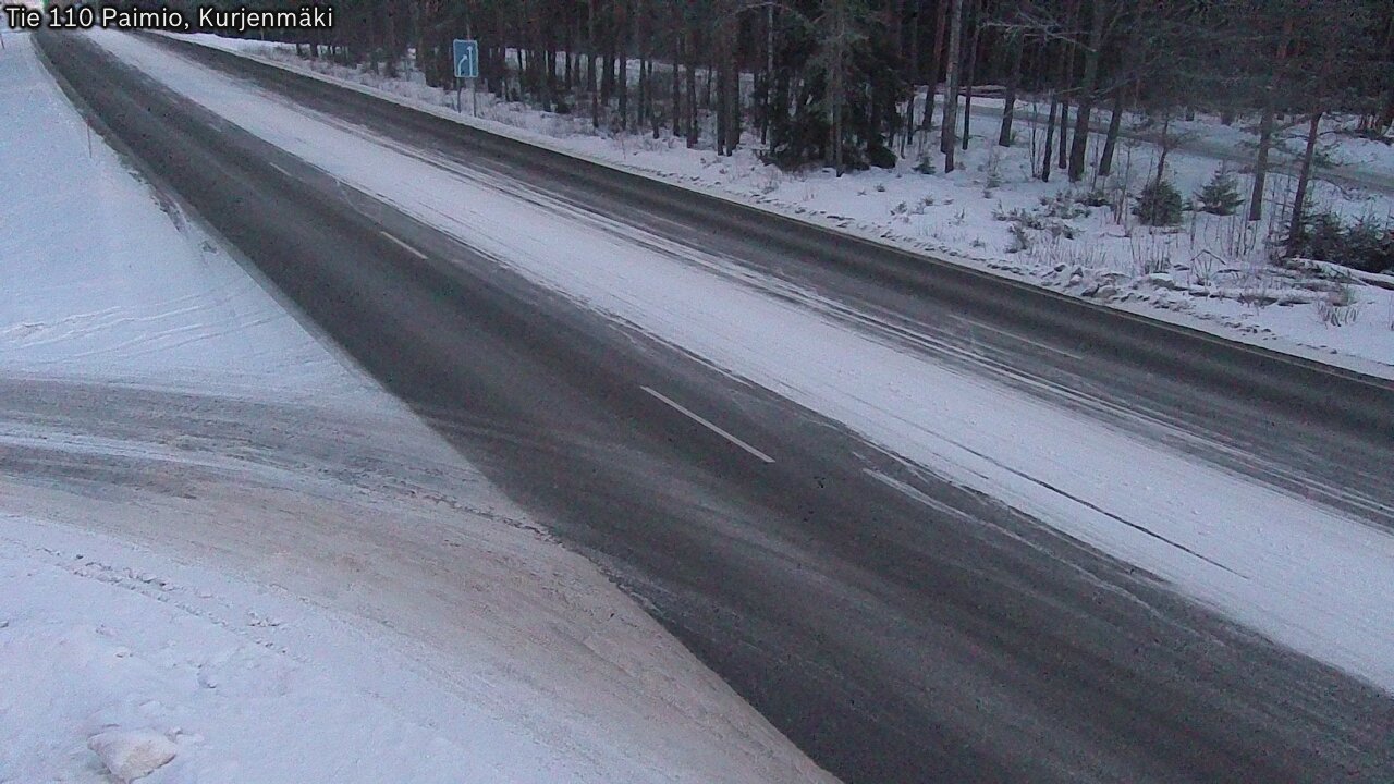 Weather Camera Image Road 110 Paimio, Kurjenmäki, Paimio, Varsinais-Suomi