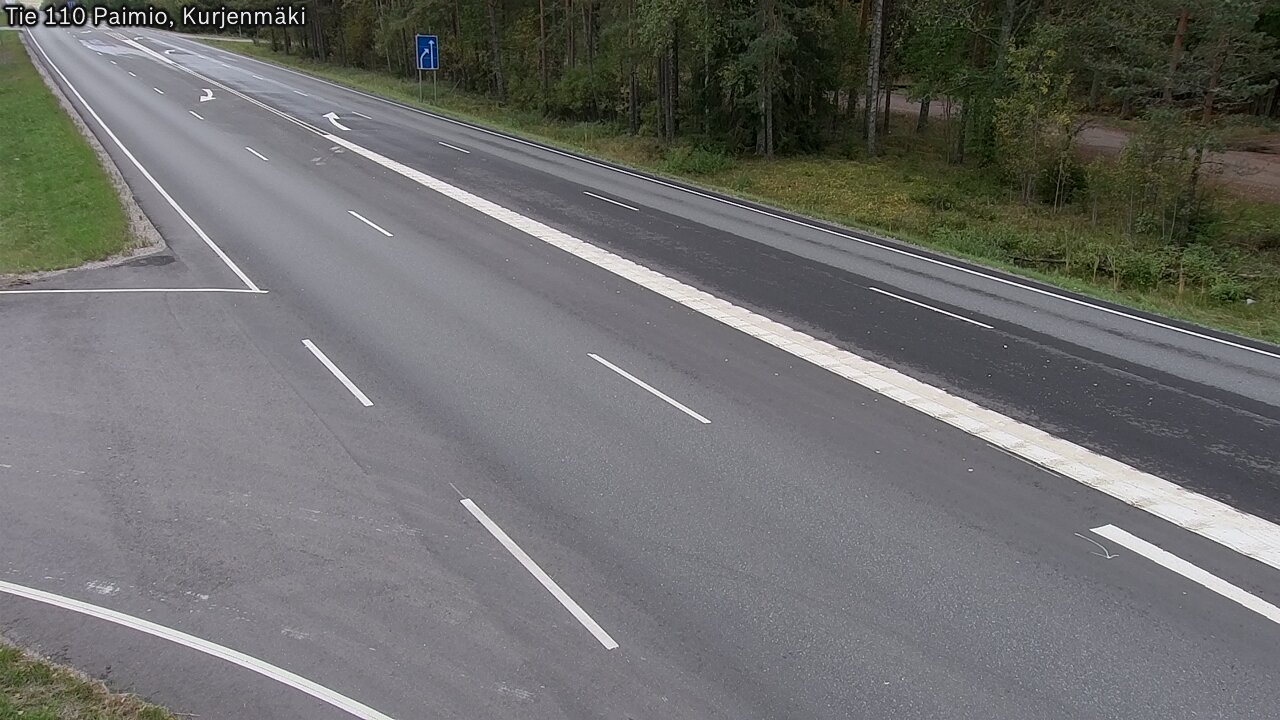 Kelikamerat Kuva Tie 110 Paimio, Kurjenmäki, Paimio, Varsinais-Suomi