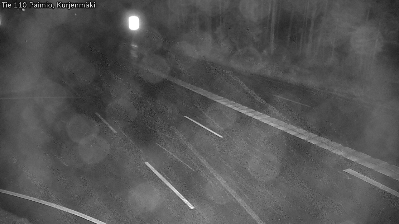 Weather Camera Image Road 110 Paimio, Kurjenmäki, Paimio, Varsinais-Suomi