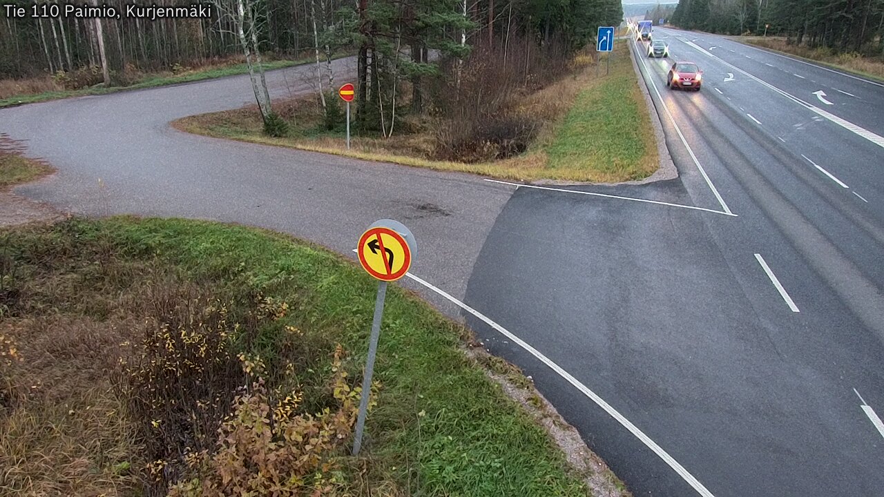 Kelikamerat Kuva Tie 110 Paimio, Kurjenmäki, Paimio, Varsinais-Suomi