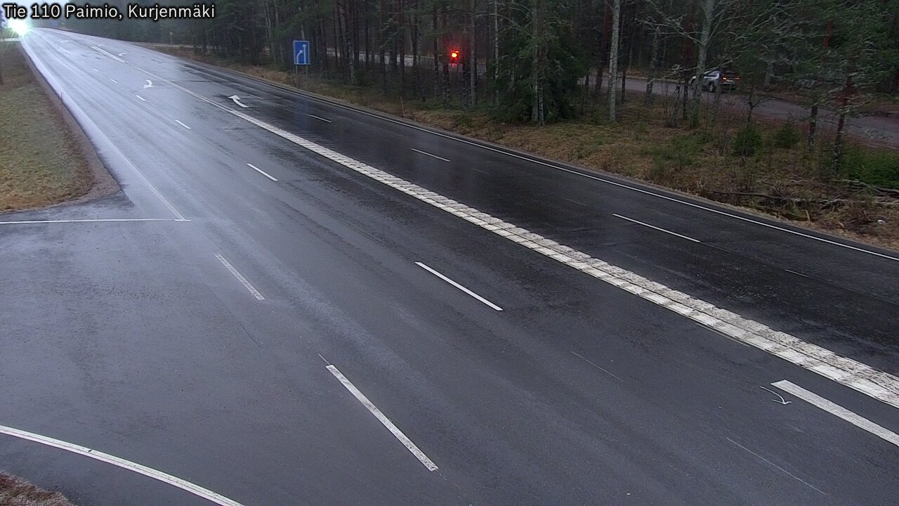 Weather Camera Image Road 110 Paimio, Kurjenmäki, Paimio, Varsinais-Suomi