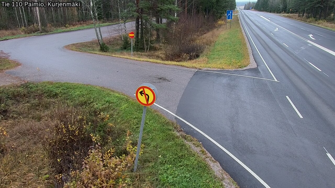 Kelikamerat Kuva Tie 110 Paimio, Kurjenmäki, Paimio, Varsinais-Suomi