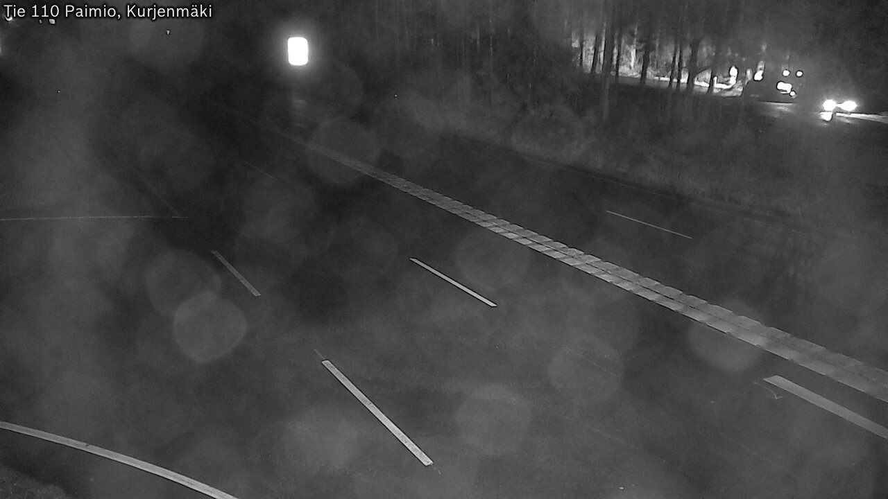 Weather Camera Image Road 110 Paimio, Kurjenmäki, Paimio, Varsinais-Suomi