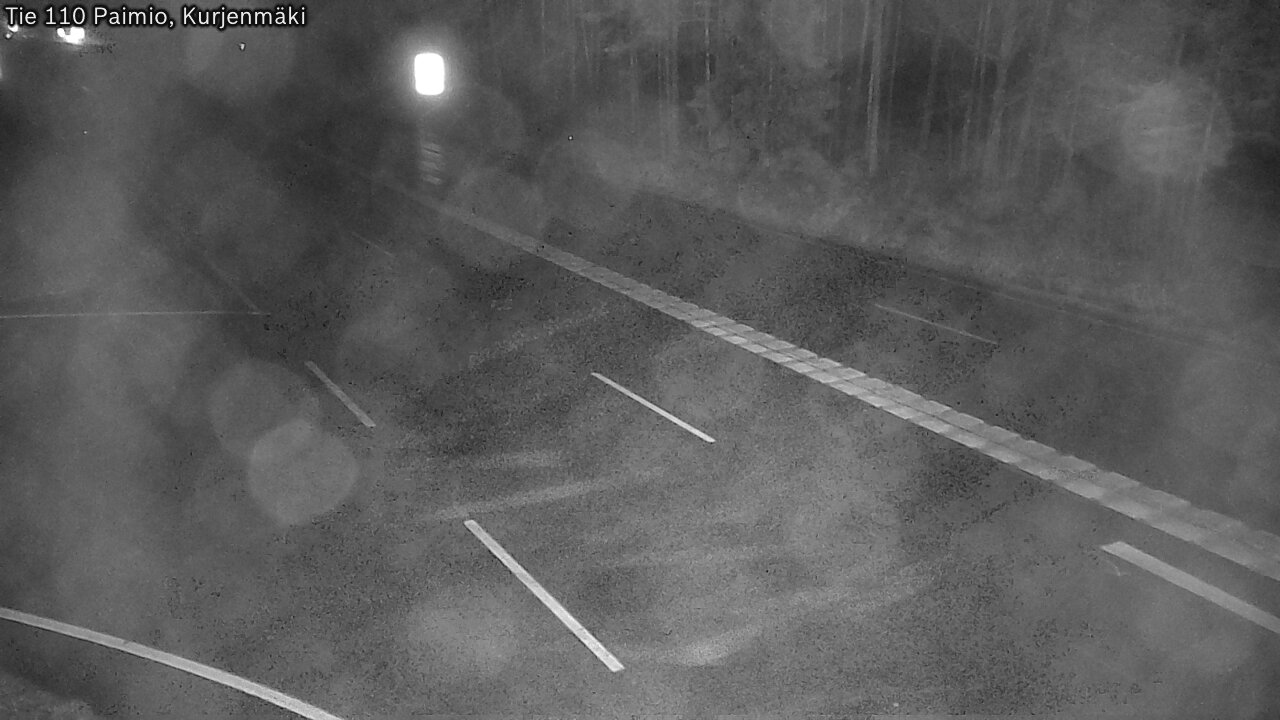 Weather Camera Image Road 110 Paimio, Kurjenmäki, Paimio, Varsinais-Suomi