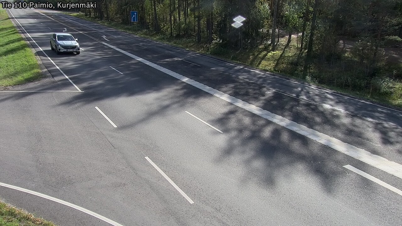 Weather Camera Image Väg 110 Paimio, Kurjenmäki, Paimio, Varsinais-Suomi