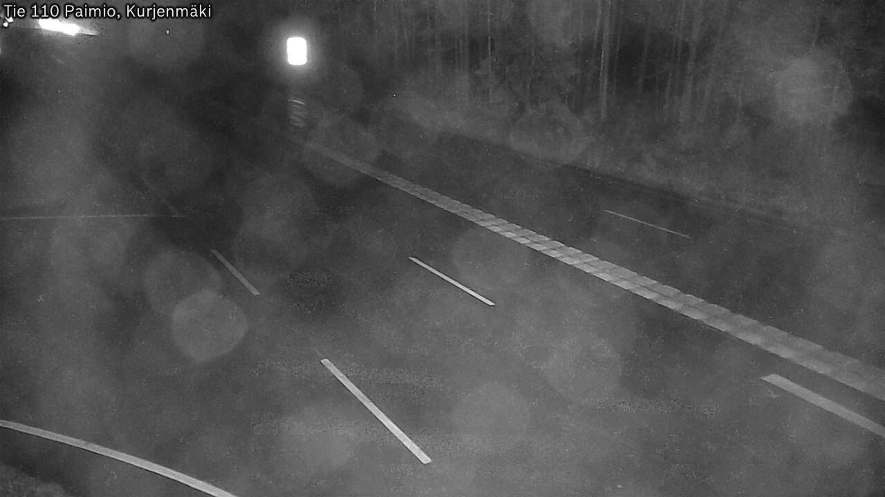 Weather Camera Image Road 110 Paimio, Kurjenmäki, Paimio, Varsinais-Suomi