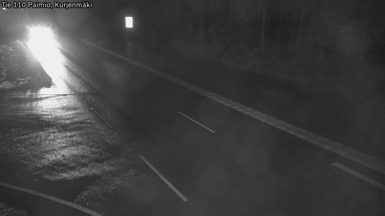 Weather Camera Image Road 110 Paimio, Kurjenmäki, Paimio, Varsinais-Suomi