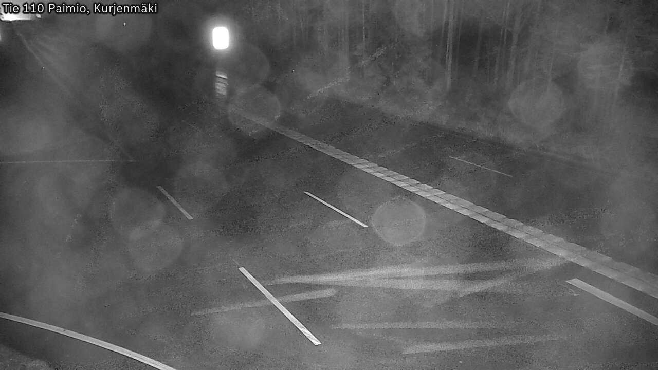 Weather Camera Image Road 110 Paimio, Kurjenmäki, Paimio, Varsinais-Suomi