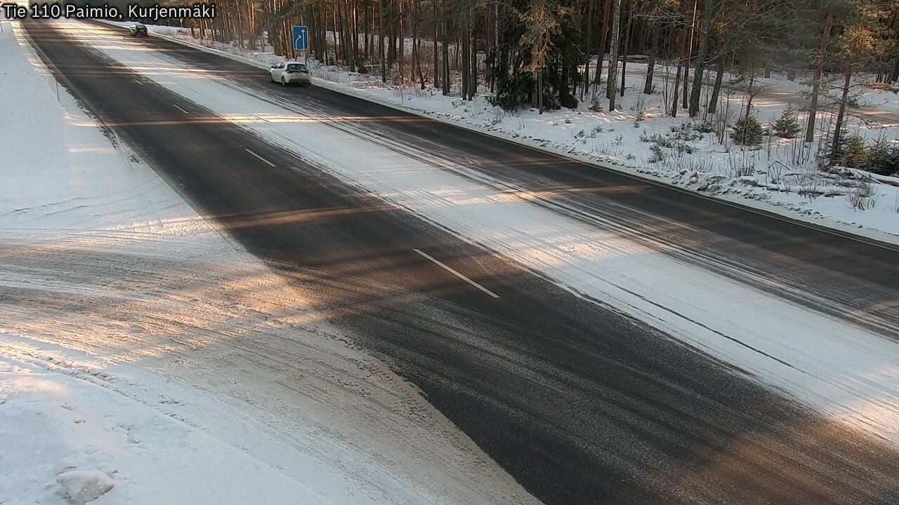 Weather Camera Image Road 110 Paimio, Kurjenmäki, Paimio, Varsinais-Suomi