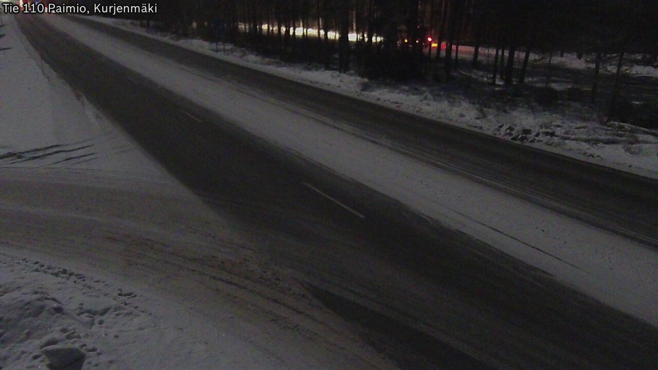 Weather Camera Image Road 110 Paimio, Kurjenmäki, Paimio, Varsinais-Suomi