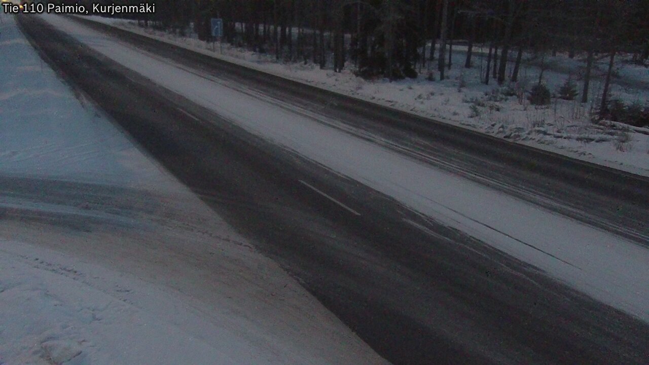Weather Camera Image Road 110 Paimio, Kurjenmäki, Paimio, Varsinais-Suomi