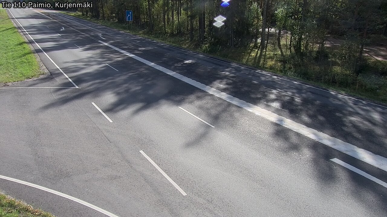 Weather Camera Image Väg 110 Paimio, Kurjenmäki, Paimio, Varsinais-Suomi