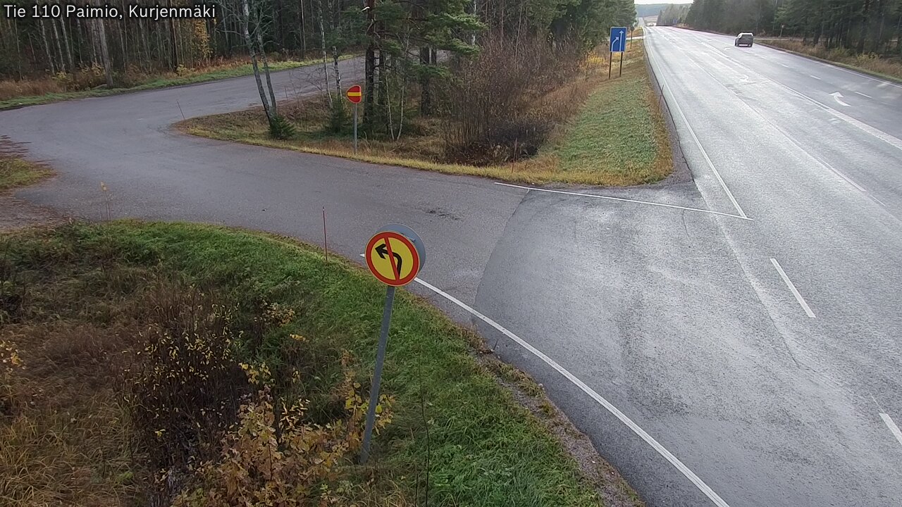 Kelikamerat Kuva Tie 110 Paimio, Kurjenmäki, Paimio, Varsinais-Suomi