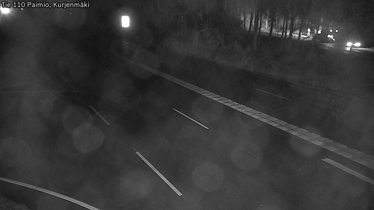 Weather Camera Image Road 110 Paimio, Kurjenmäki, Paimio, Varsinais-Suomi