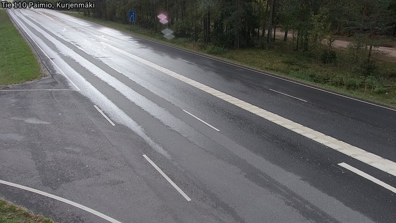Weather Camera Image Road 110 Paimio, Kurjenmäki, Paimio, Varsinais-Suomi