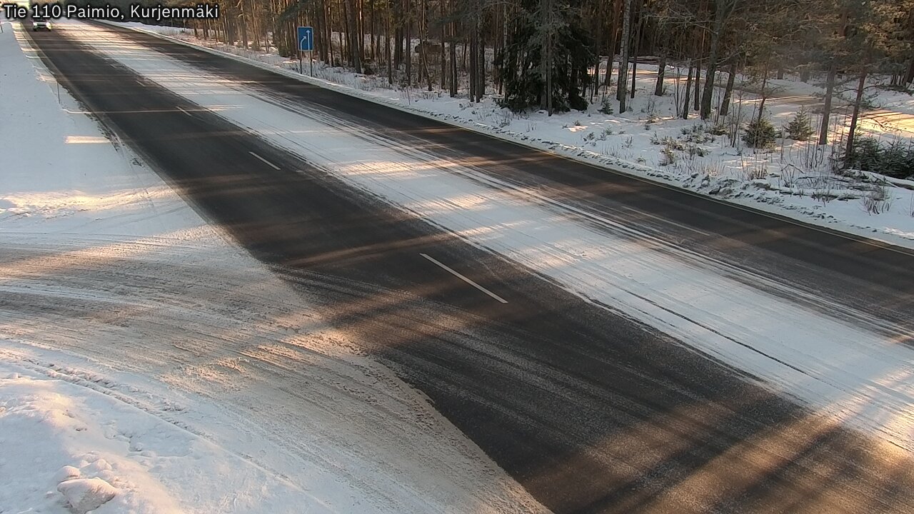Weather Camera Image Road 110 Paimio, Kurjenmäki, Paimio, Varsinais-Suomi