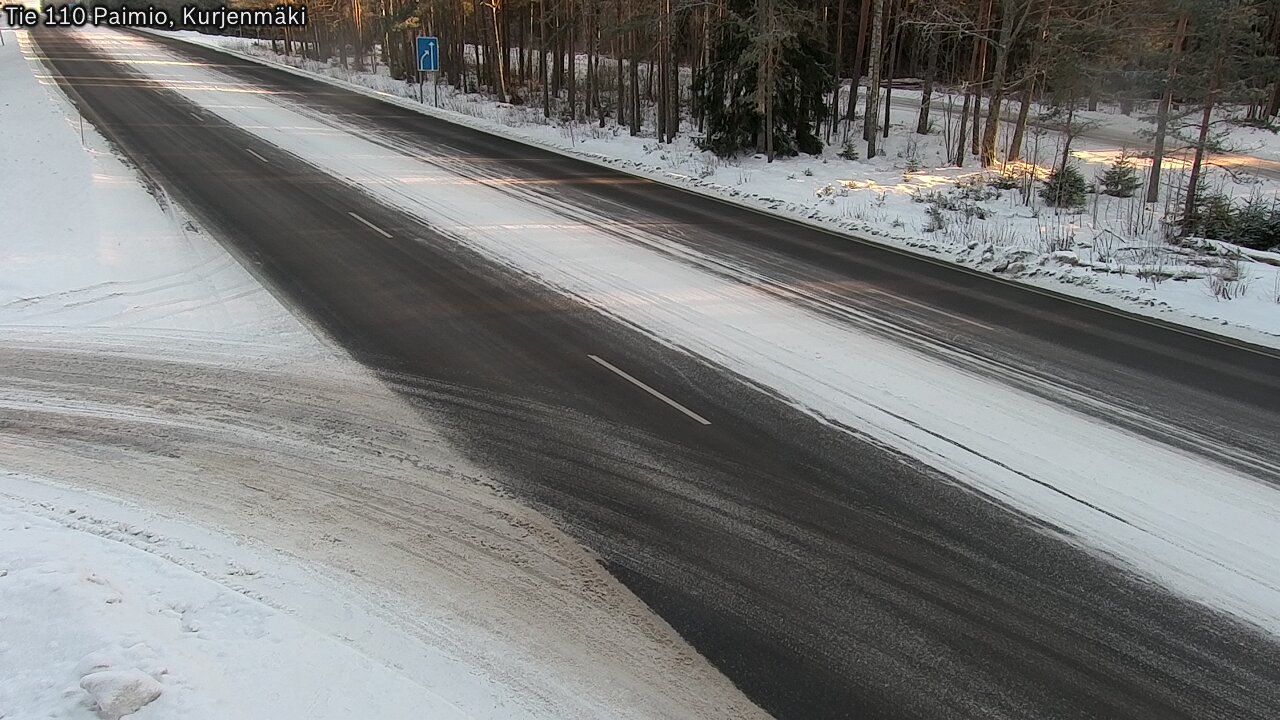 Weather Camera Image Road 110 Paimio, Kurjenmäki, Paimio, Varsinais-Suomi