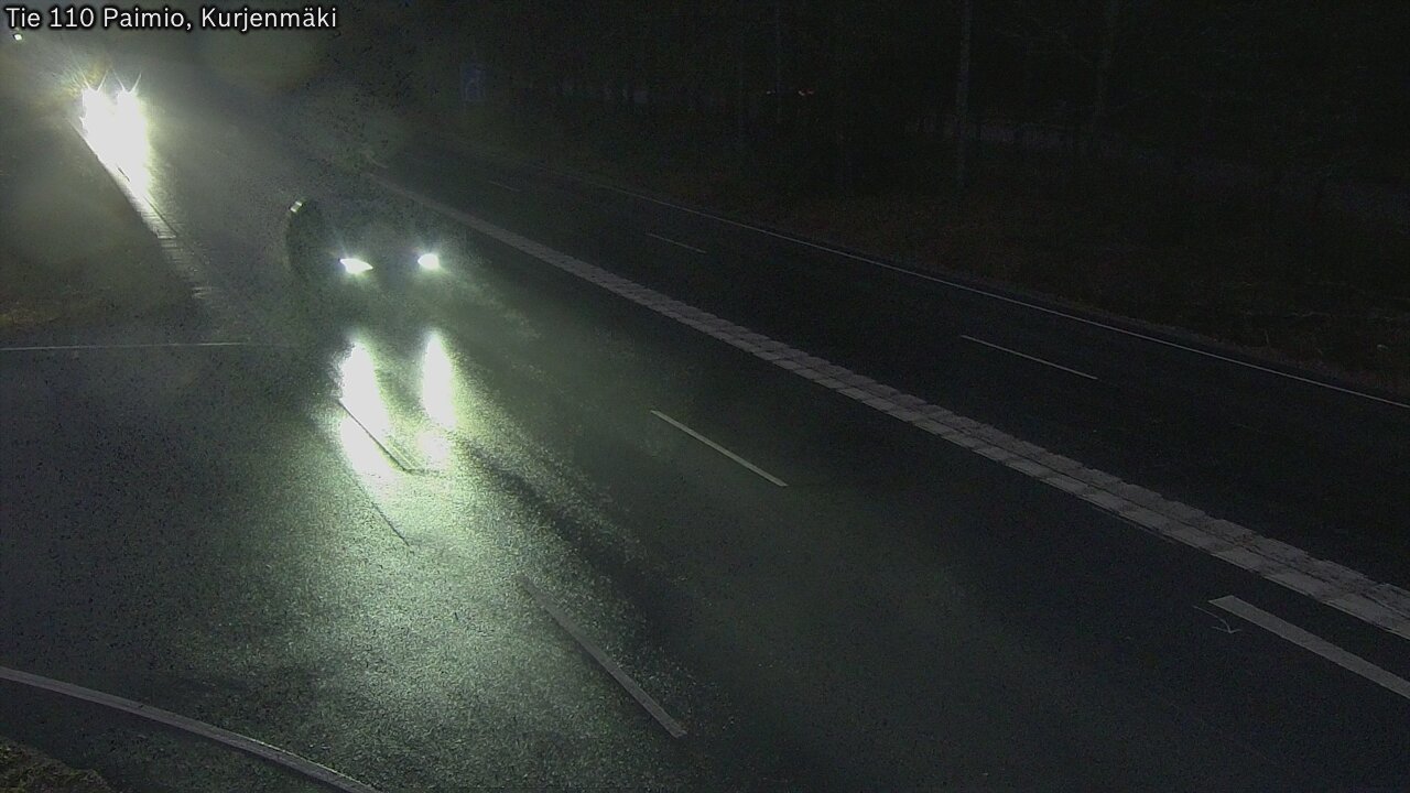 Weather Camera Image Road 110 Paimio, Kurjenmäki, Paimio, Varsinais-Suomi