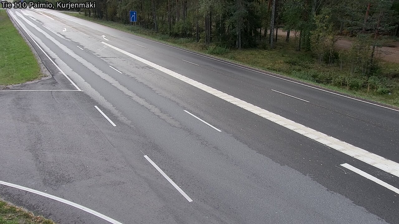 Weather Camera Image Road 110 Paimio, Kurjenmäki, Paimio, Varsinais-Suomi