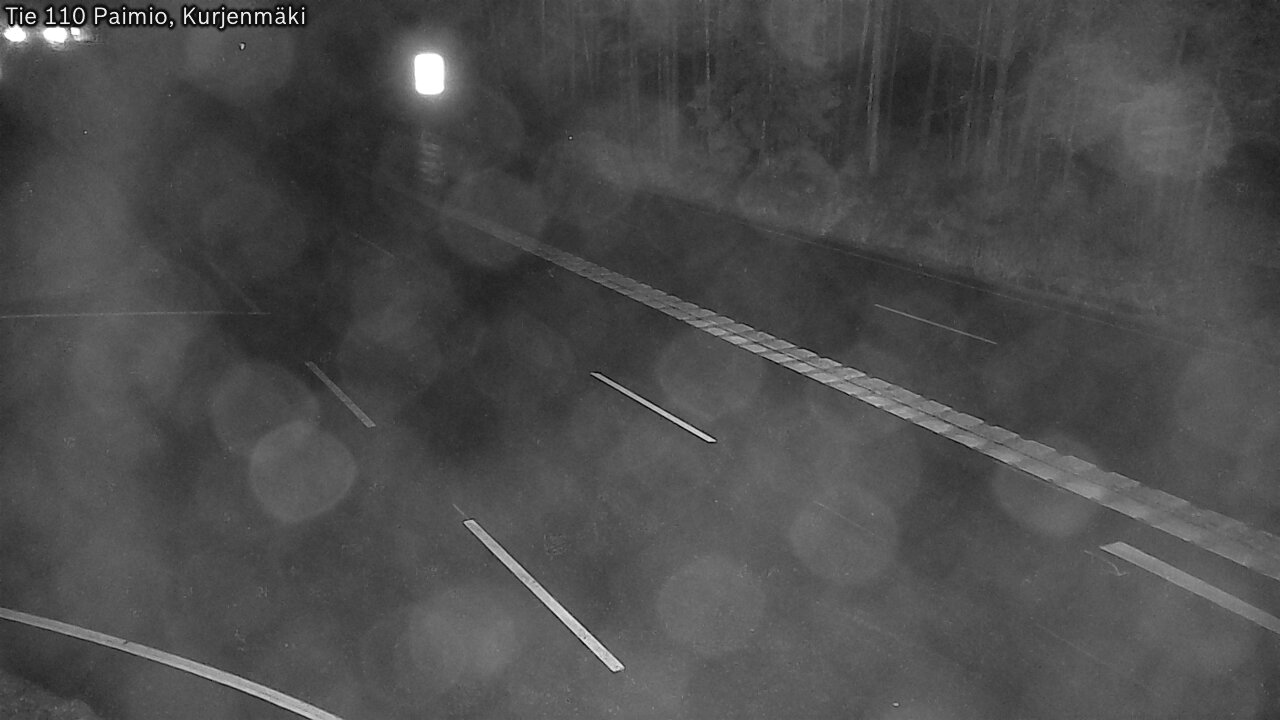Weather Camera Image Road 110 Paimio, Kurjenmäki, Paimio, Varsinais-Suomi