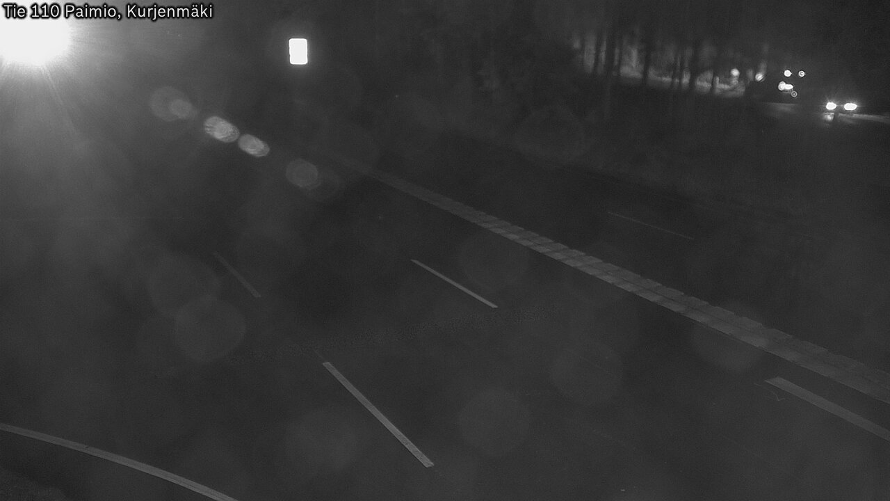 Weather Camera Image Road 110 Paimio, Kurjenmäki, Paimio, Varsinais-Suomi