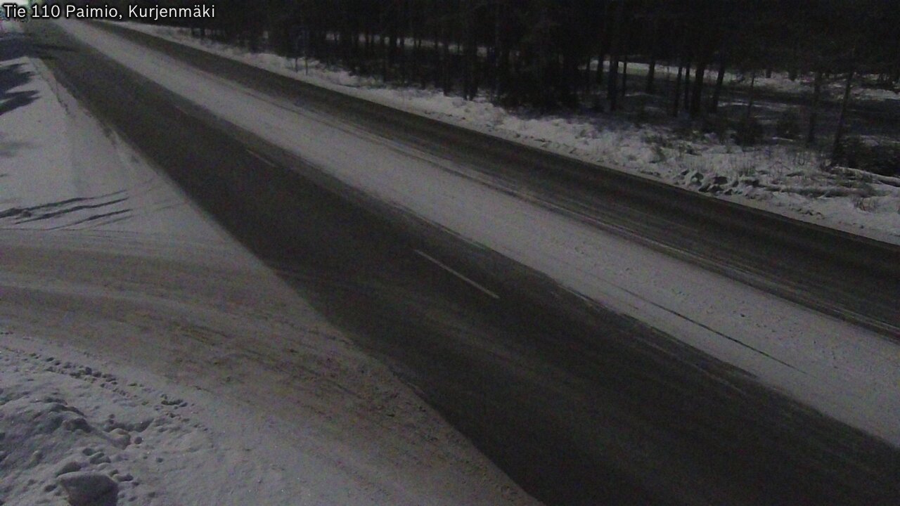 Weather Camera Image Road 110 Paimio, Kurjenmäki, Paimio, Varsinais-Suomi