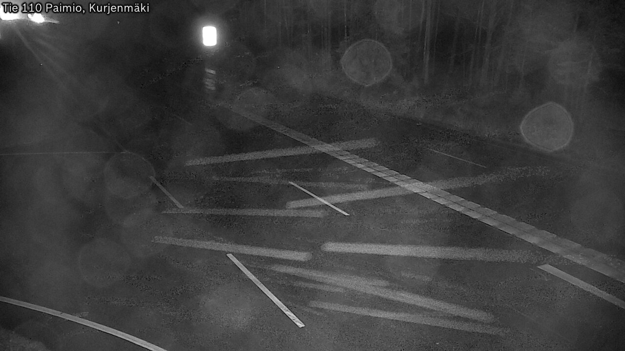 Weather Camera Image Road 110 Paimio, Kurjenmäki, Paimio, Varsinais-Suomi