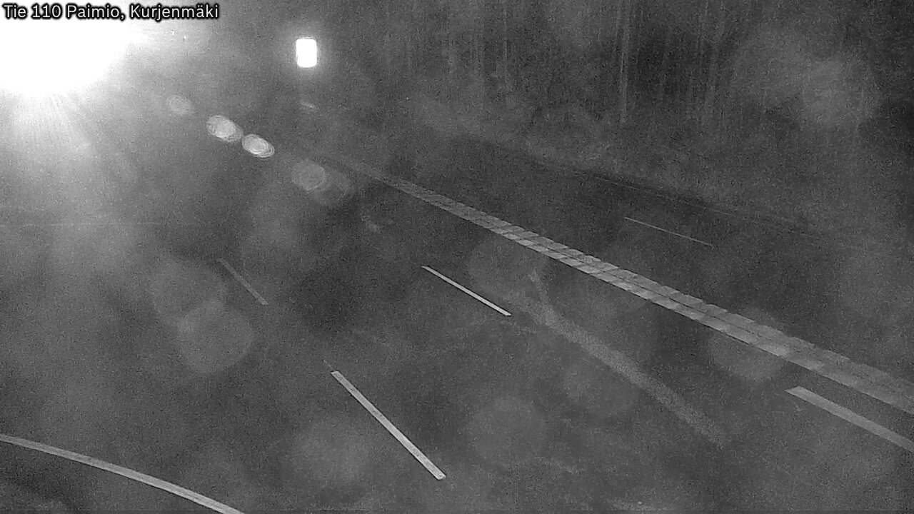 Weather Camera Image Road 110 Paimio, Kurjenmäki, Paimio, Varsinais-Suomi