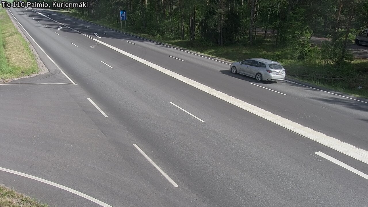Kelikamerat Kuva Tie 110 Paimio, Kurjenmäki, Paimio, Varsinais-Suomi