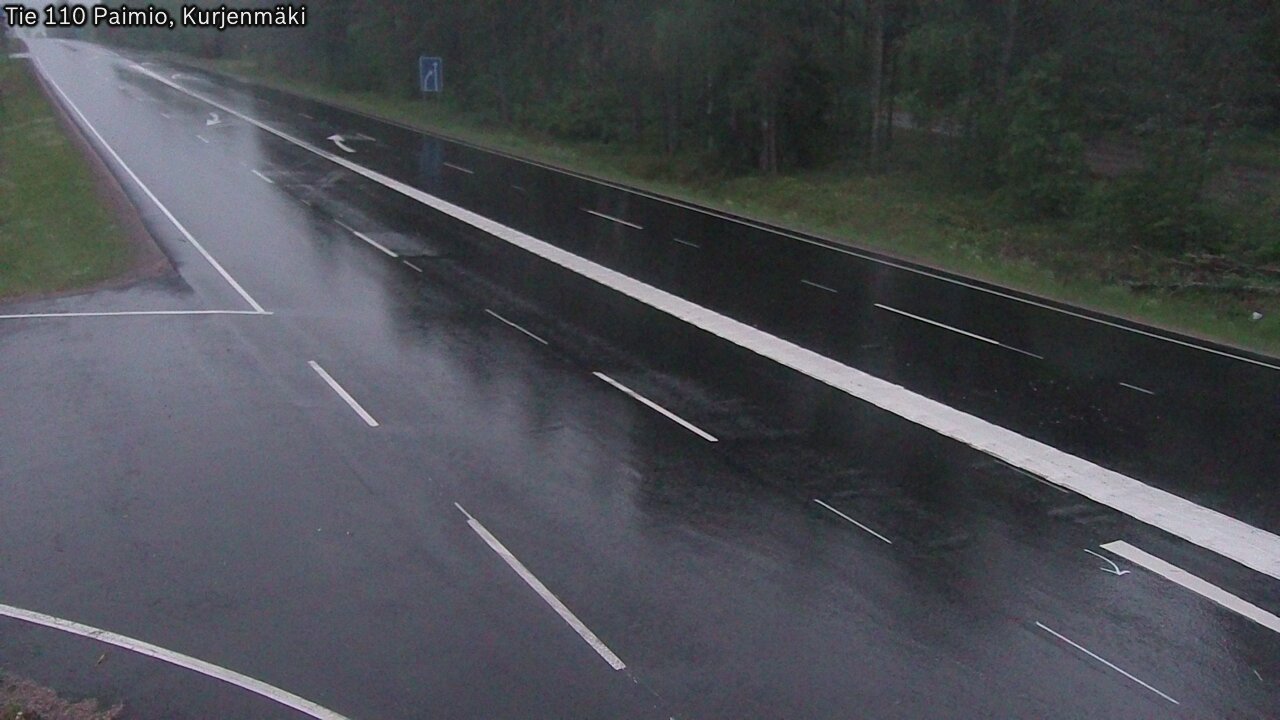 Weather Camera Image Väg 110 Paimio, Kurjenmäki, Paimio, Varsinais-Suomi