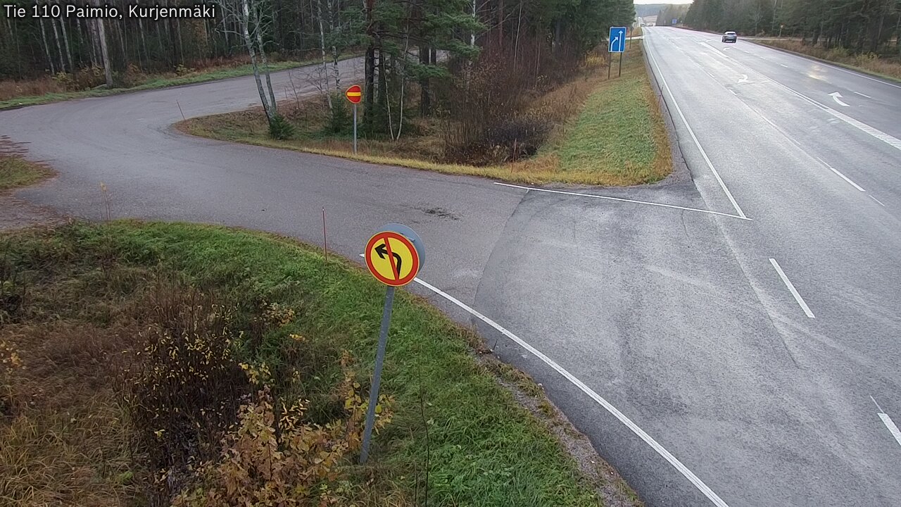 Kelikamerat Kuva Tie 110 Paimio, Kurjenmäki, Paimio, Varsinais-Suomi