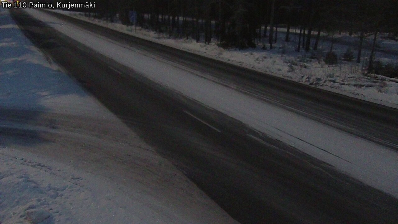Weather Camera Image Road 110 Paimio, Kurjenmäki, Paimio, Varsinais-Suomi
