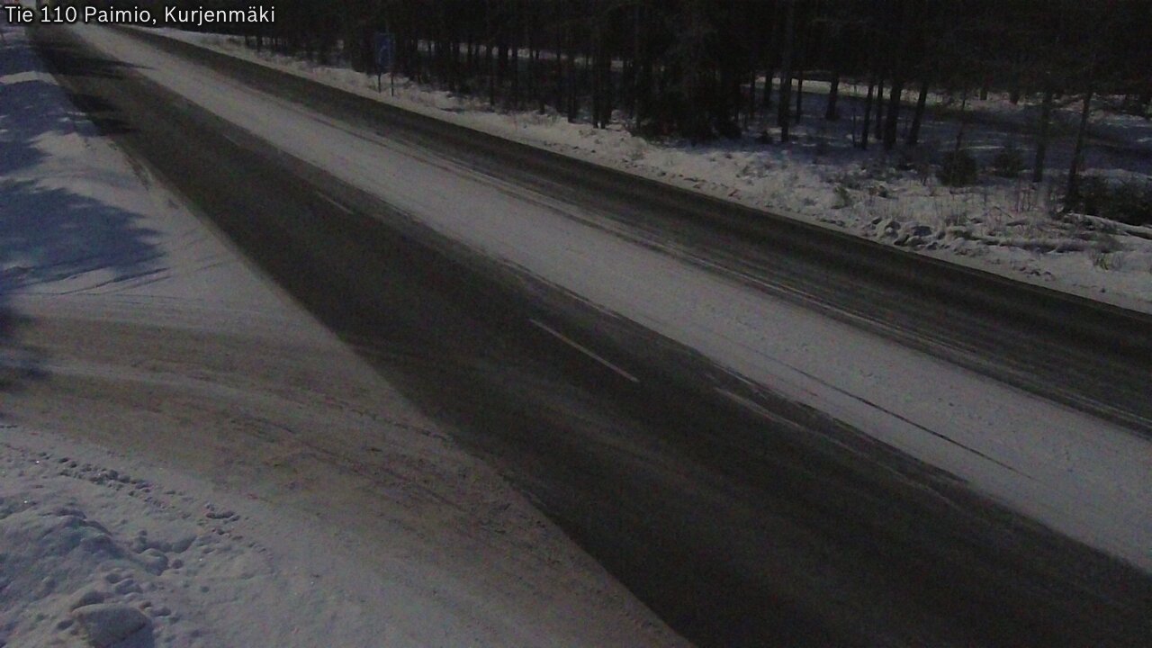 Weather Camera Image Road 110 Paimio, Kurjenmäki, Paimio, Varsinais-Suomi