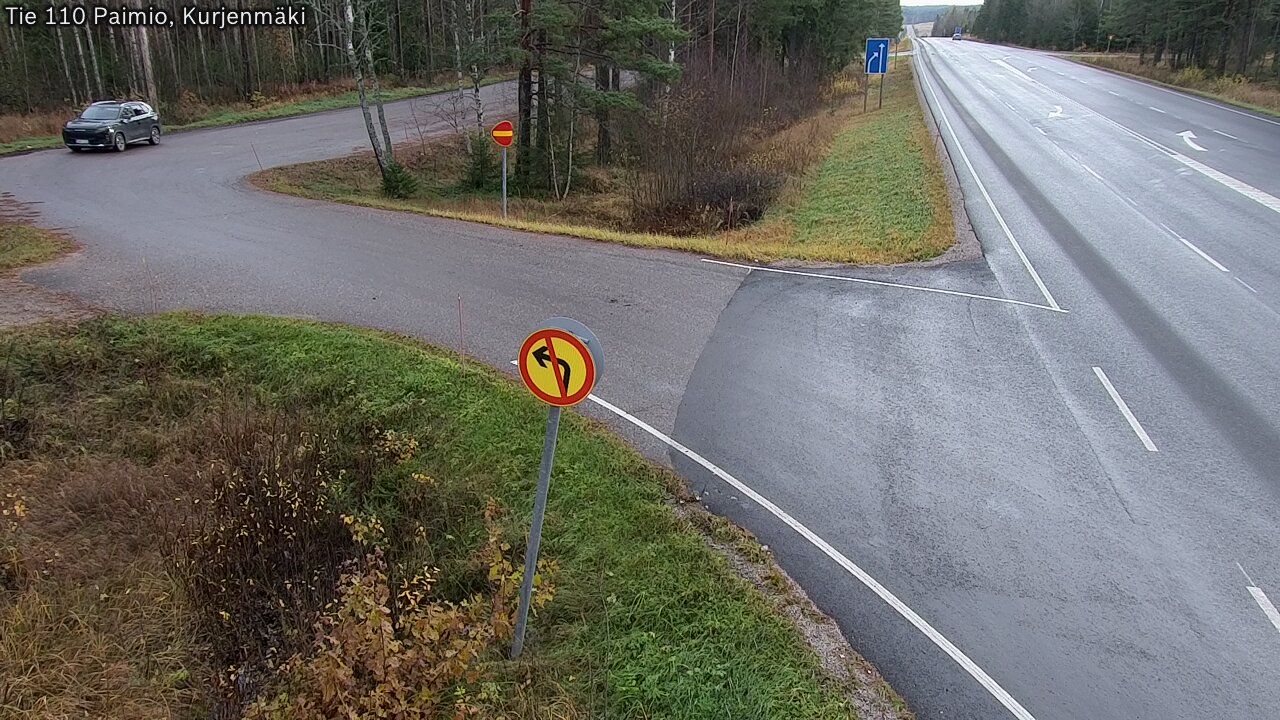 Kelikamerat Kuva Tie 110 Paimio, Kurjenmäki, Paimio, Varsinais-Suomi