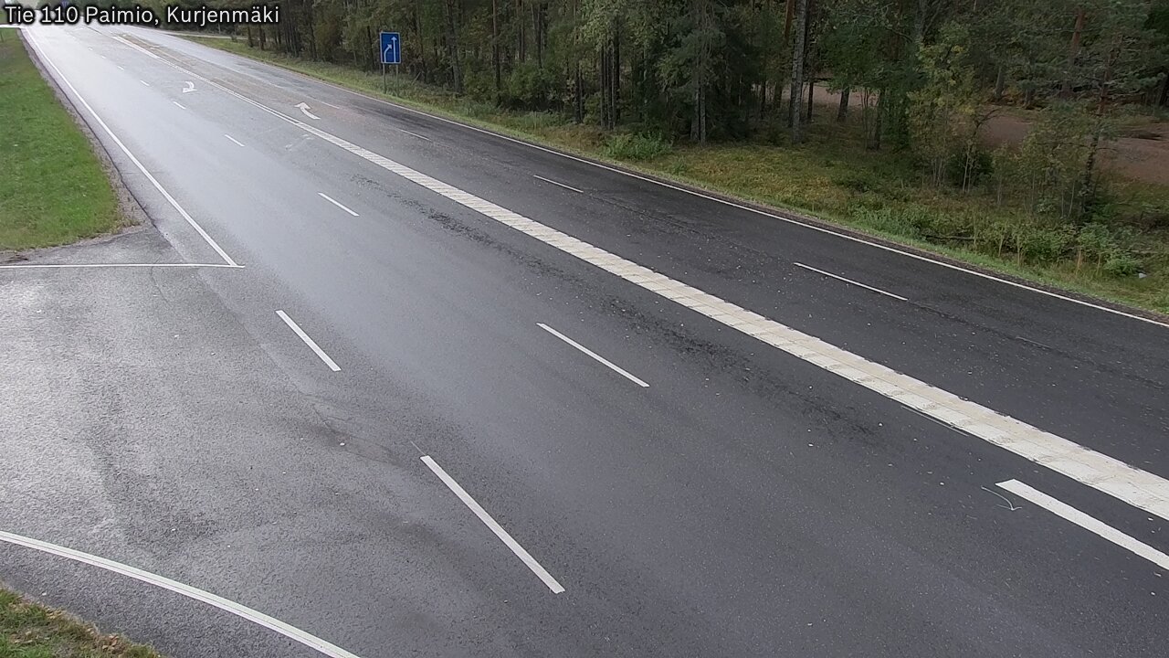 Weather Camera Image Road 110 Paimio, Kurjenmäki, Paimio, Varsinais-Suomi