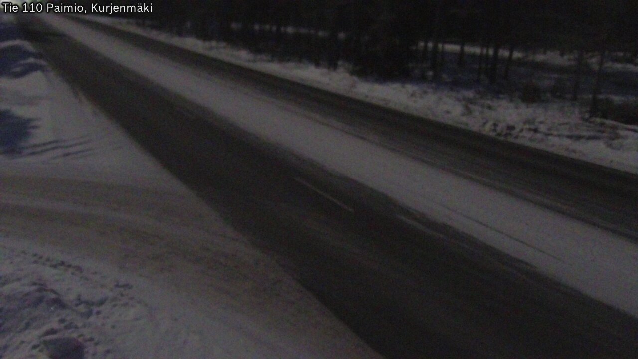 Weather Camera Image Road 110 Paimio, Kurjenmäki, Paimio, Varsinais-Suomi