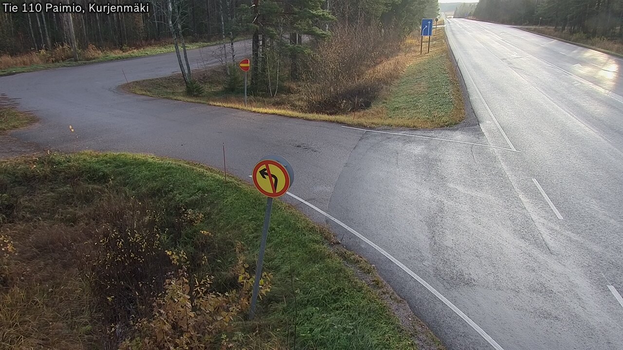 Kelikamerat Kuva Tie 110 Paimio, Kurjenmäki, Paimio, Varsinais-Suomi