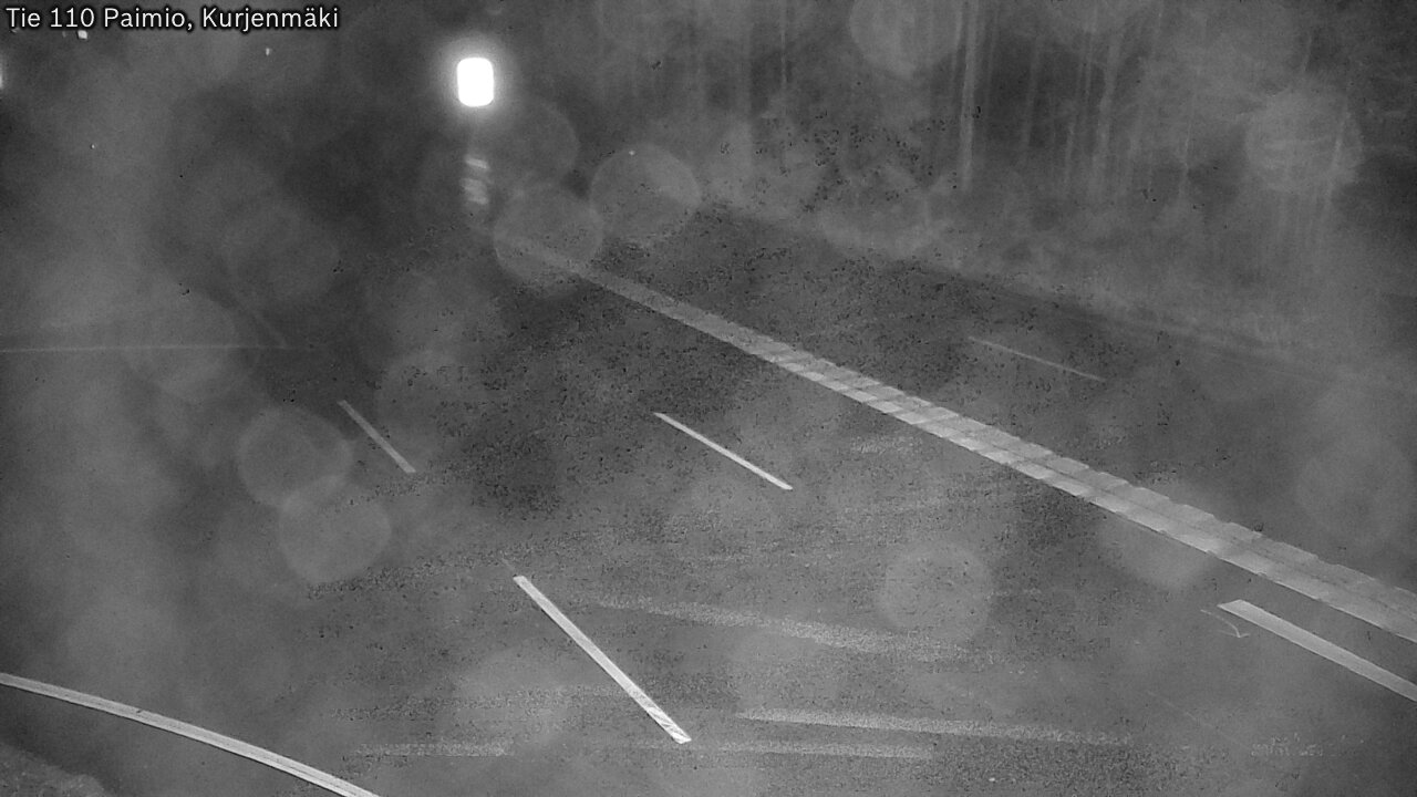 Weather Camera Image Road 110 Paimio, Kurjenmäki, Paimio, Varsinais-Suomi