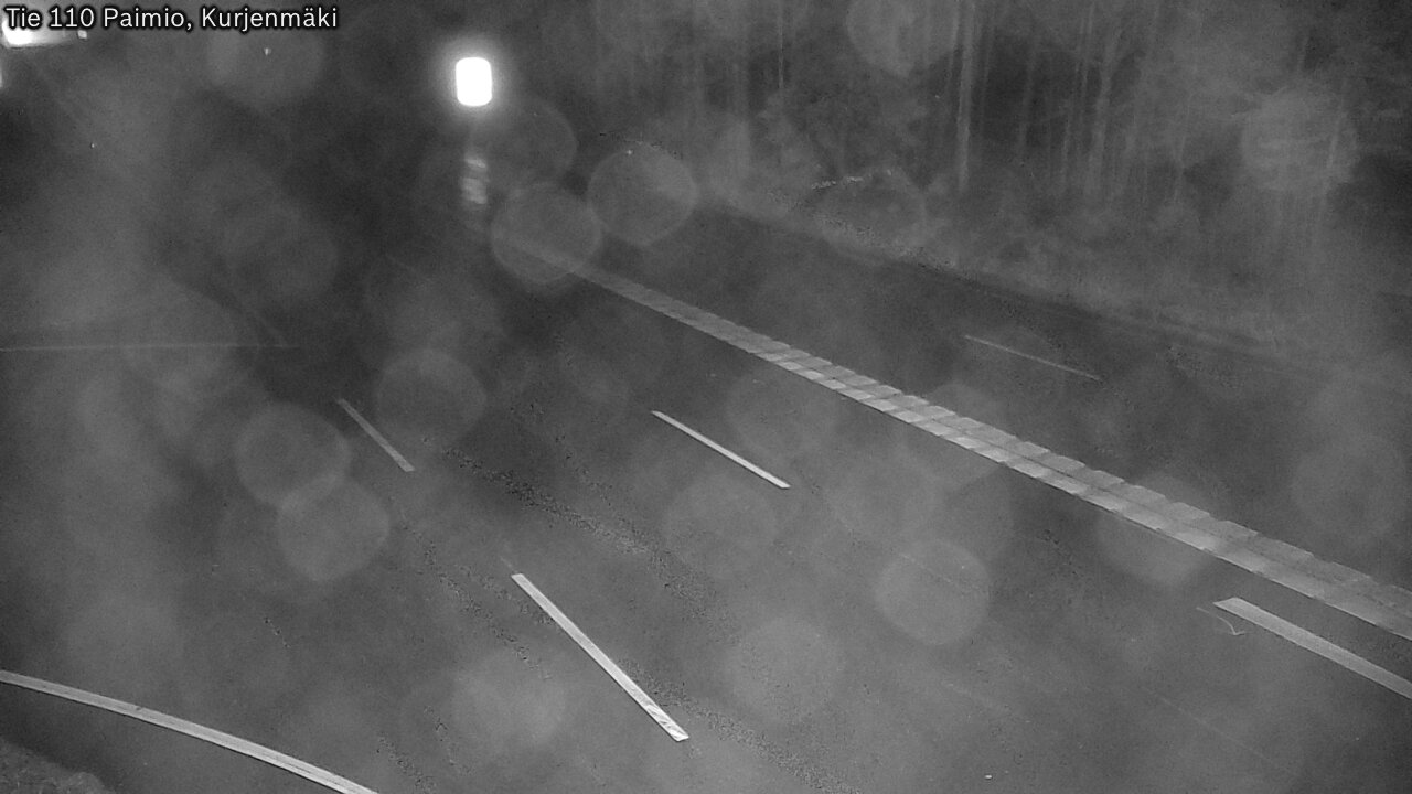 Weather Camera Image Road 110 Paimio, Kurjenmäki, Paimio, Varsinais-Suomi