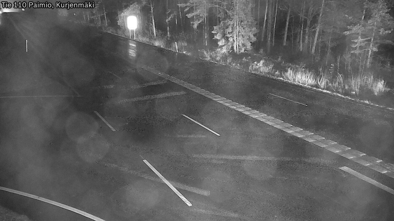 Weather Camera Image Road 110 Paimio, Kurjenmäki, Paimio, Varsinais-Suomi