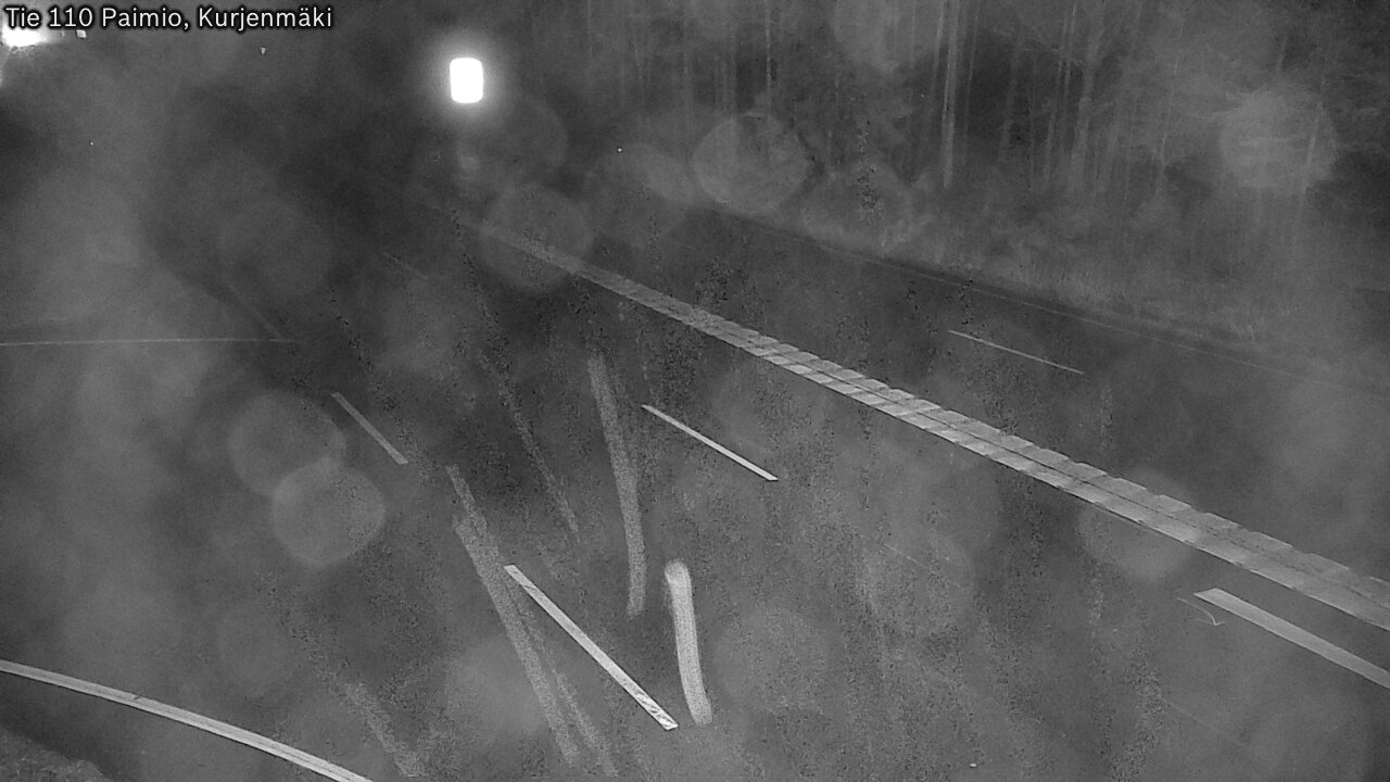 Weather Camera Image Road 110 Paimio, Kurjenmäki, Paimio, Varsinais-Suomi