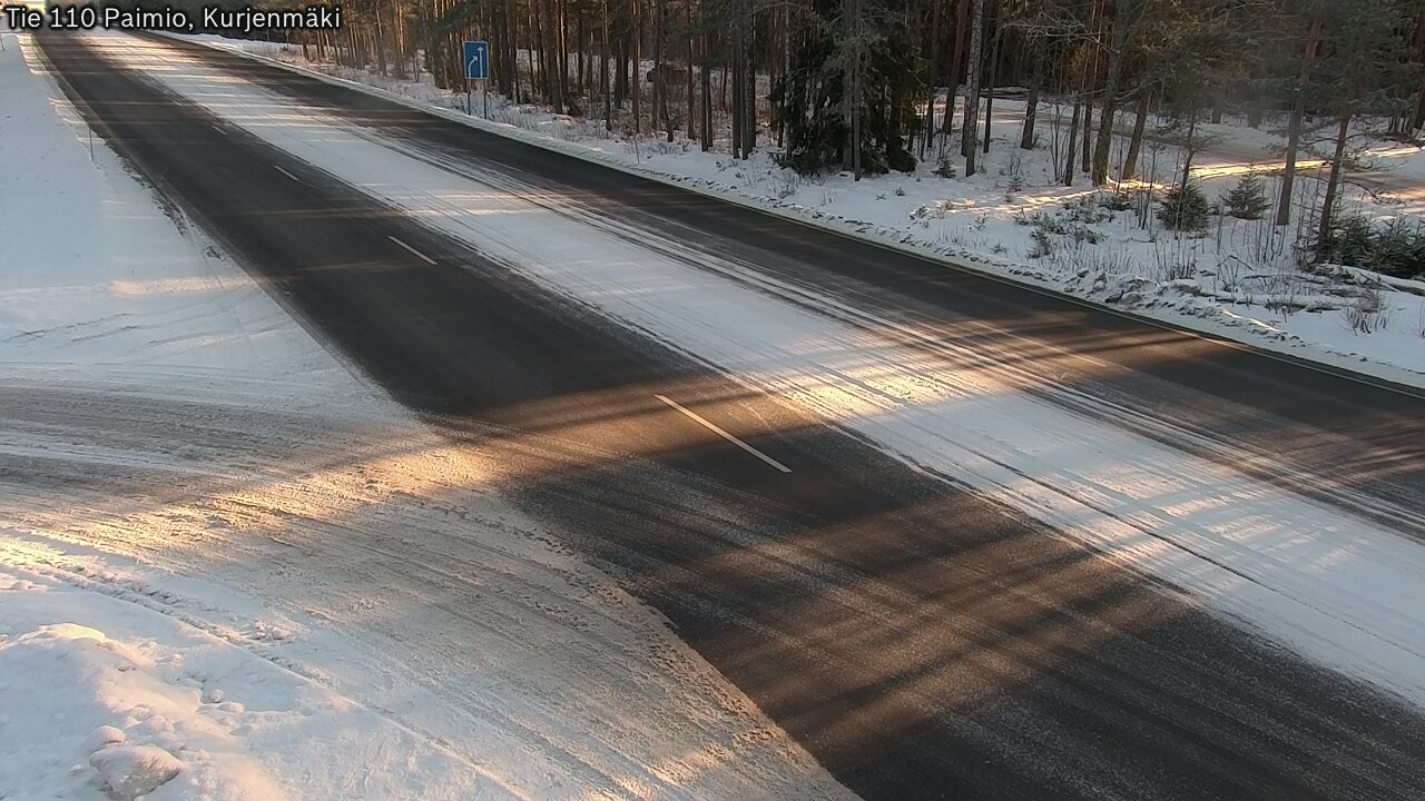Weather Camera Image Road 110 Paimio, Kurjenmäki, Paimio, Varsinais-Suomi