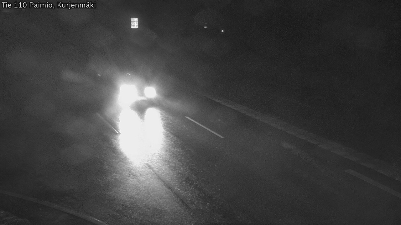 Weather Camera Image Road 110 Paimio, Kurjenmäki, Paimio, Varsinais-Suomi