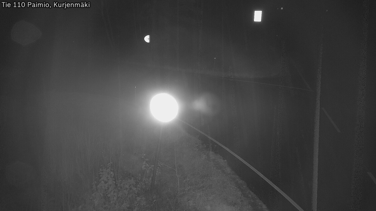 Weather Camera Image Road 110 Paimio, Kurjenmäki, Paimio, Varsinais-Suomi