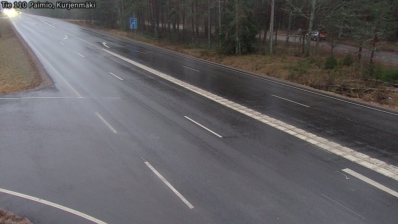 Weather Camera Image Road 110 Paimio, Kurjenmäki, Paimio, Varsinais-Suomi