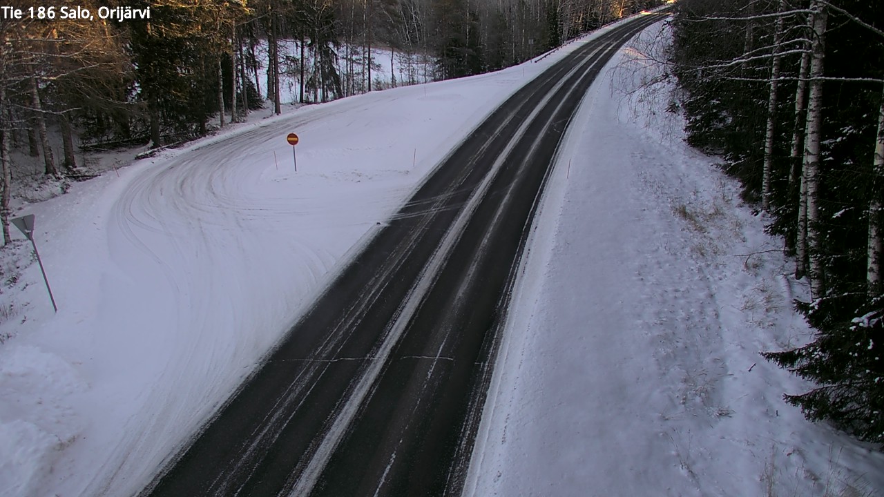 Weather Camera Image Väg 186 Salo, Orijärvi, Salo, Varsinais-Suomi