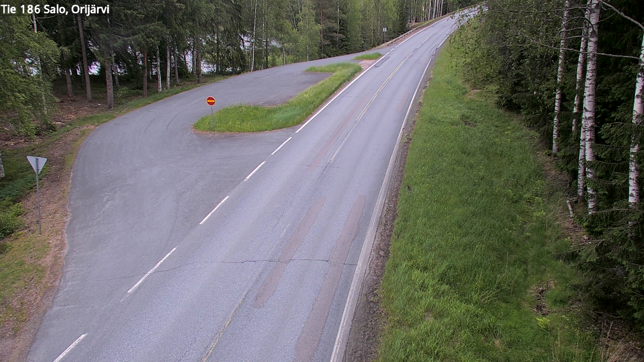 Weather Camera Image Väg 186 Salo, Orijärvi, Salo, Varsinais-Suomi