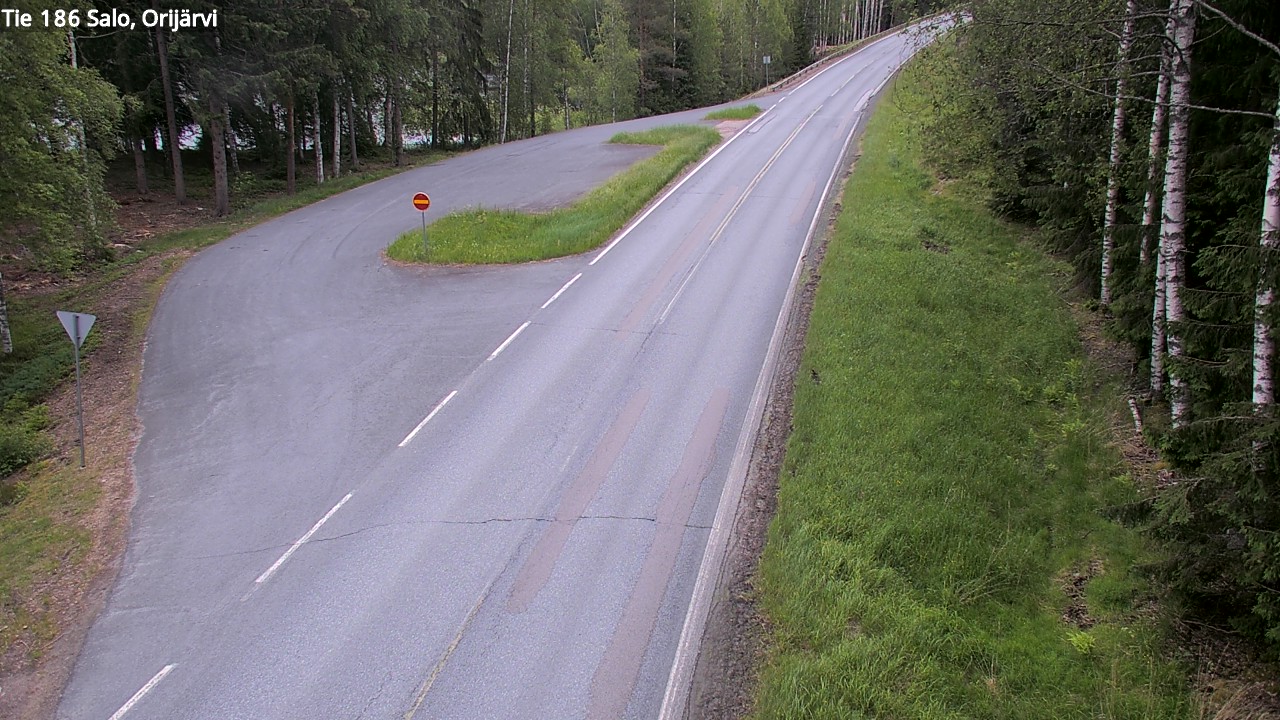 Weather Camera Image Road 186 Salo, Orijärvi, Salo, Varsinais-Suomi