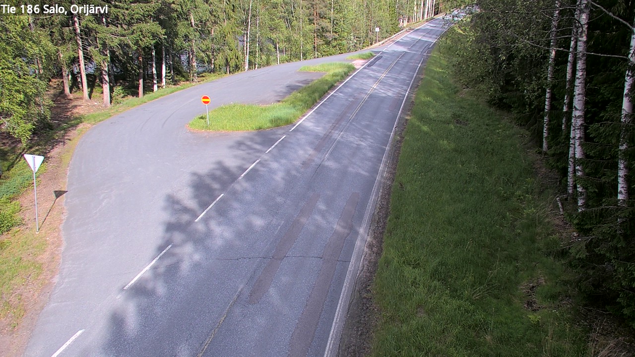 Weather Camera Image Väg 186 Salo, Orijärvi, Salo, Varsinais-Suomi
